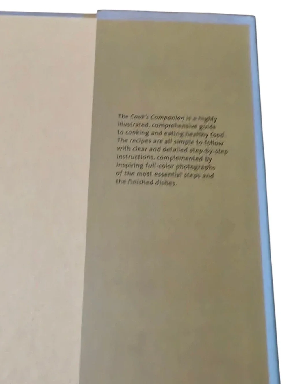 The Cook's Companion Vintage Cookbook Hardcover Book With Jacket 2006 Edition